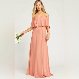 faith maxi dress champagne luxe satin Faith Maxi Dress ~ Champagne Luxe Satin S